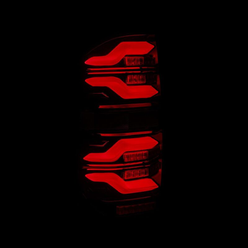 AlphaRex 14 - 21 Toyota Tundra LUXX LED Taillights Black/Red w/Activ Light/Seq Signal - My Store