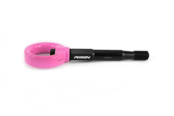 compare product PERRIN 15-17 Subaru WRX & STI / 13-17 Crosstrek / 12-16 Impreza Tow Hook Kit (Front) - Hyper Pink