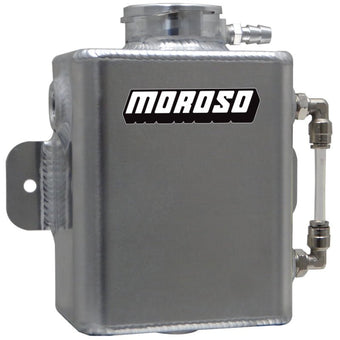 compare product Moroso Universal Coolant Expansion Tank (w/Sight Tube) - Billet Filler Neck - 1.25qt