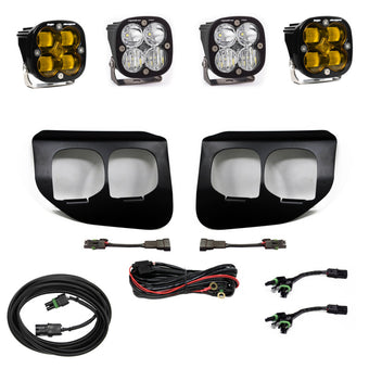 compare product Baja Designs Ford Super Duty (20-On) Fog Lights Dual FPK Amber SAE/Pro DC Baja Designs