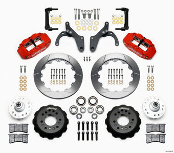 compare product Wilwood Narrow Superlite 6R Front Hub Kit 12.88in Red 59-64 Chevy Impala / 63-64 Corvette
