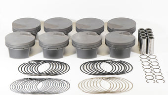 compare product Mahle MS Piston Set SBF 395ci 4.040in Bore 3.85in Stroke 6.0in Rod .927 Pin -3cc 11.7 CR Set of 8
