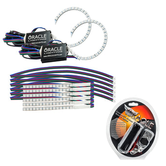 compare product Oracle 18-21 Ford Mustang DRL Upgrade w/ Halo Kit - ColorSHIFT