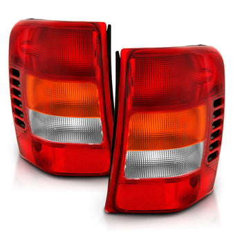 compare product ANZO 1999-2004 Jeep Grand Cherokee Taillight Red/Clear Lens (OE Replacement)