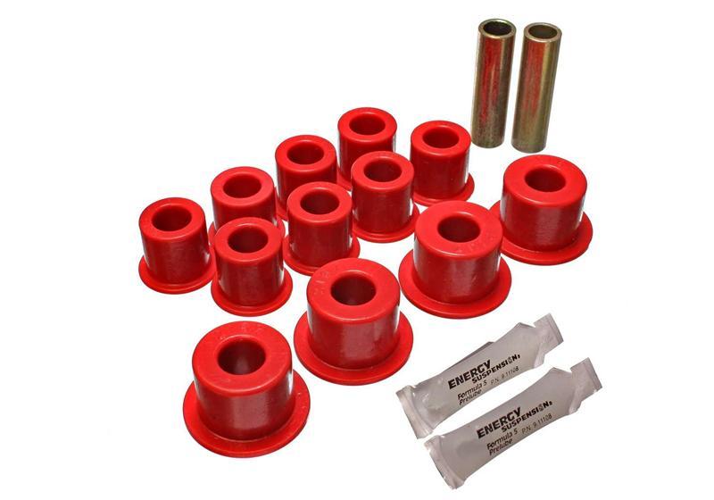 Energy Suspension 6/86 - 97 Nissan 720 & Hardbody Pickup 2WD Black Rear Leaf Spring Bushing Set - My Store