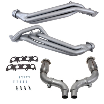 compare product BBK 15-23 Ford Mustang GT 5.0 1-7/8in Long Tube Headers w/High Flow Catted Mid Pipe (Ti Ceramic)