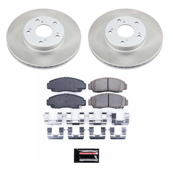 compare product Power Stop 03-07 Honda Accord Front Semi-Coated Rotor Kit