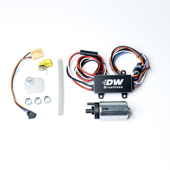 compare product DeatschWerks 04-08 Mazda RX-8 440lph In-Tank Brushless Fuel Pump w/9-0904 Instl Kit/C102 Controller