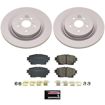 compare product Power Stop 20-22 Toyota Highlander Rear Z17 Coated Brake Kit