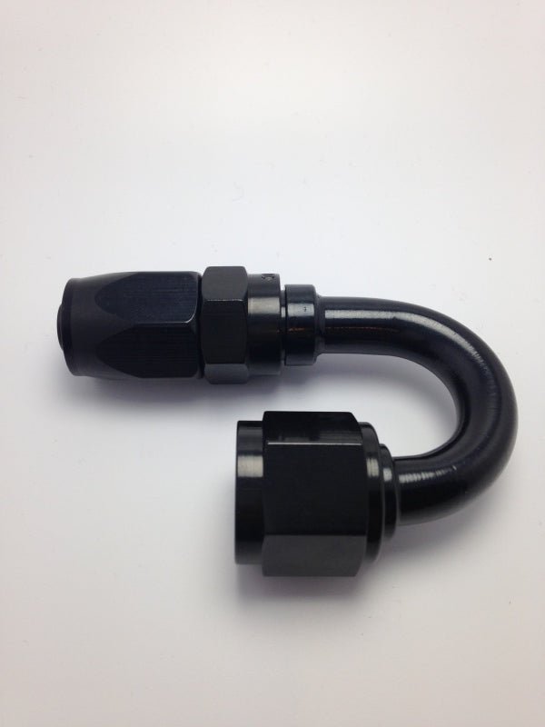 Fragola - 10AN Male Rad Fitting x 180 Degree Pro - Flow Hose End - Black - My Store
