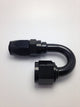 Fragola - 10AN Male Rad Fitting x 180 Degree Pro - Flow Hose End - Black - My Store