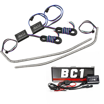 compare product Oracle 16-21 Chevy Camaro Surface Mount DRL Modules - ColorSHIFT w/ BC1 Controller