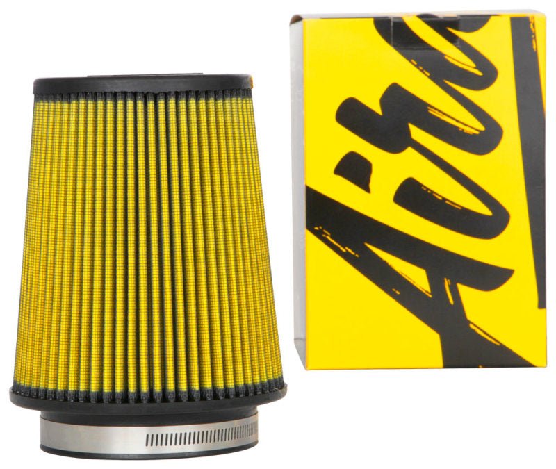 Airaid Universal Air Filter - Cone 4in Flange x 6in Base x 4 - 5/8in Top x 7in Height - Synthaflow - My Store