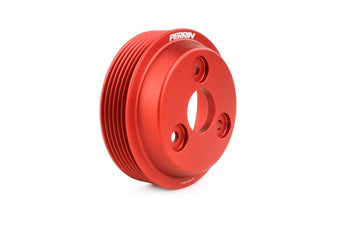 compare product PERRIN 22-26 Subaru WRX / 21-25 Crosstrek / 20-25 LGT/OBXT/FXT Lightweight Water Pump Pulley - Red
