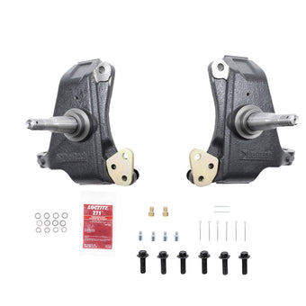 compare product Belltech 19-24 Chevy Silverado 1500 3in. Drop Spindle Set (4-Piston Brake Setup)