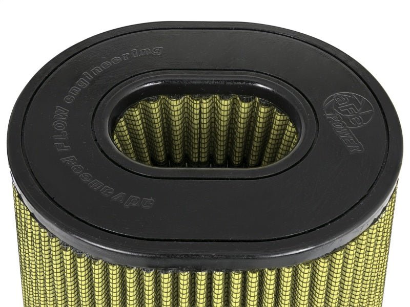 aFe Magnum FLOW Pro GUARD 7 Replacement Air Filter 4.5 F / (9x7.5) B / (6.75 x 5.5) T (Inv) / 9in. H - My Store
