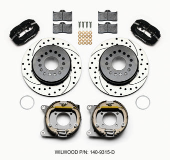 compare product Wilwood Forged Dynalite P/S Park Brake Kit Drilled 12 Bolt 2.75in offset Staggered Shock
