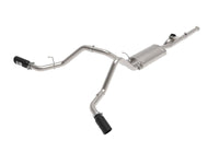 aFe Gemini XV 3in 304 SS Cat - Back Exhaust 09 - 18 GM Trucks V6 - 4.3/V8 - 4.8/5.3L w/ Black Tips - My Store