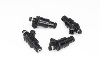 compare product DeatschWerks Universal 550cc Low Impedance 11mm Upper Injector - Set of 4