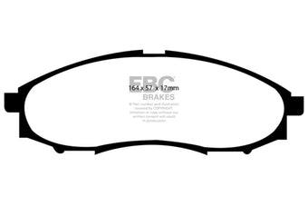 compare product EBC 03-04 Nissan Frontier 3.3 2WD Ultimax2 Front Brake Pads