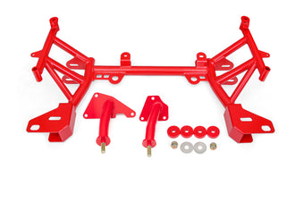 compare product BMR 93-02 4th Gen F-Body K-Member LT1 Motor Mounts Standard Rack Mounts Red
