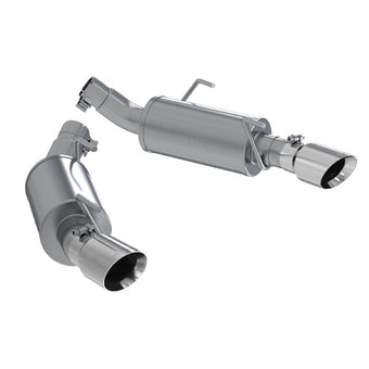 compare product MBRP 05-10 Ford Mustang GT 5.0/Shelby GT500 Dual Mufflers Axle Back Split Rear T304