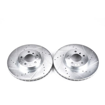 compare product Power Stop 00-06 BMW X5 Front Evolution Drilled & Slotted Rotors - Pair
