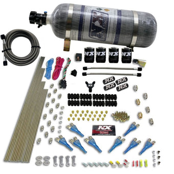 compare product Nitrous Express 8 Cyl Shark Direct Port 4 Solenoids Nitrous Kit (200-600HP) w/Composite Bottle