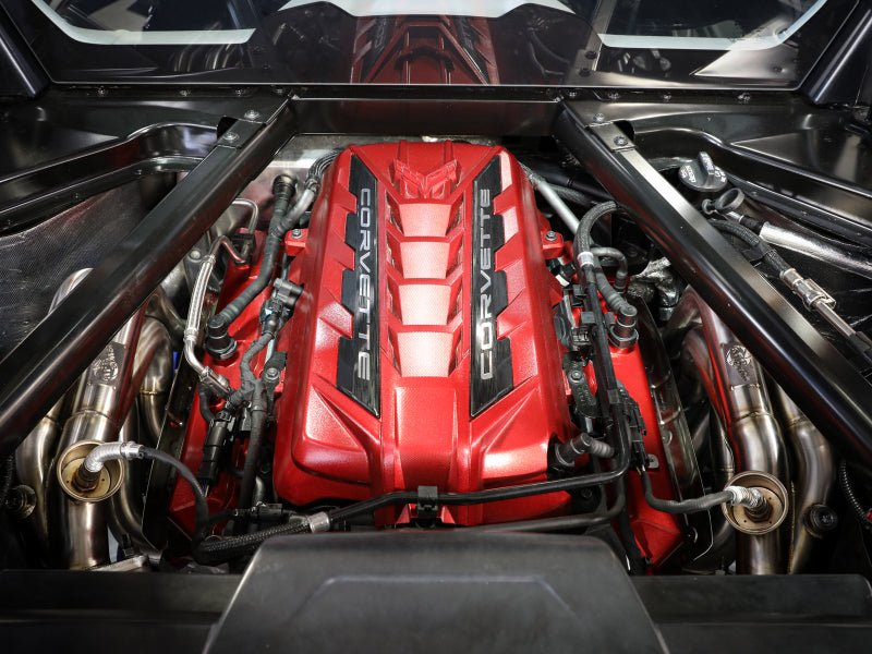 aFe Twisted 304SS Header 2020 Chevy Corvette (C8) 6.2L V8 - Titanium Ceramic Coated - My Store