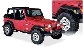 compare product Bushwacker 97-06 Jeep TJ Pocket Style Flares 4pc - Black