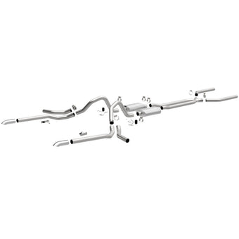 compare product MagnaFlow 65-68 Chevy Impala All V8 Multiple Exit Options Crossmember-Back Perf Exhaust
