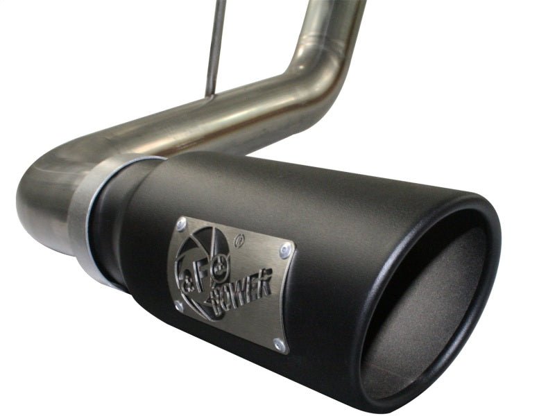 aFe MACHForce XP Exhausts Cat - Back SS - 409 EXH CB Toyota Tundra 10 - 11 V8 - 5.7L 145.7 WB (blk tip) - My Store