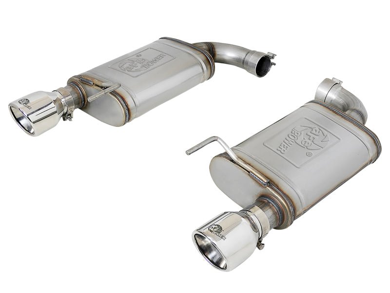 aFe MACH Force - Xp SS Axle Back Exhaust w/Polished Tips 15 - 17 Ford Mustang GT V8 - 5.0L - My Store