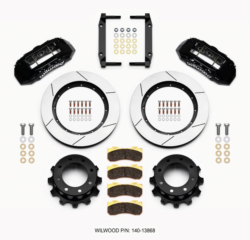 Wilwood TX6R Rear Kit 15.50in Black 2005 - 2012 Ford F250/F350 4WD - My Store