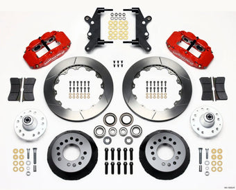 compare product Wilwood Narrow Superlite 6R Front Hub Kit 12.88in Red 60-68 Ford / Mercury Full Size / Galaxie