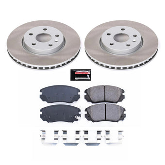 compare product Power Stop 10-11 Saab 9-5 Front Semi-Coated Rotor Kit