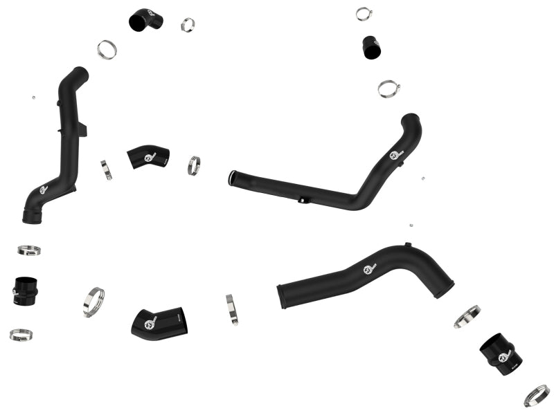 aFe 22 - 23 Ford Explorer BladeRunner Aluminum Hot and Cold Charge Pipe Kit - Blk - My Store
