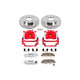 Power Stop 01 - 05 Honda Civic Front Z26 Street Warrior Brake Kit w/Calipers - My Store