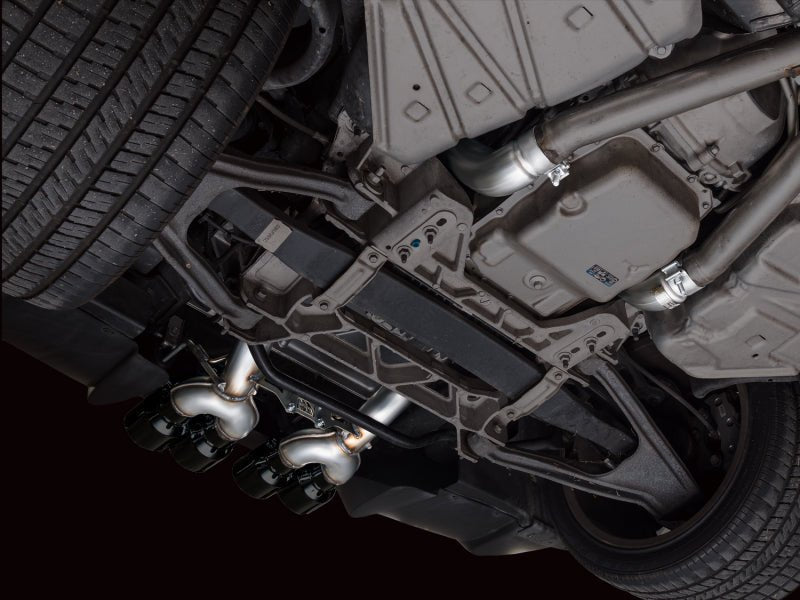 AWE Tuning 05 - 07 C6 Chevrolet Corvette 6.0L Track Edition Axle - Back Exhaust w/ Diamond Black Tips - My Store