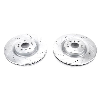compare product Power Stop 16-17 Mercedes-Benz GLE300d Front Evolution Drilled & Slotted Rotors - Pair