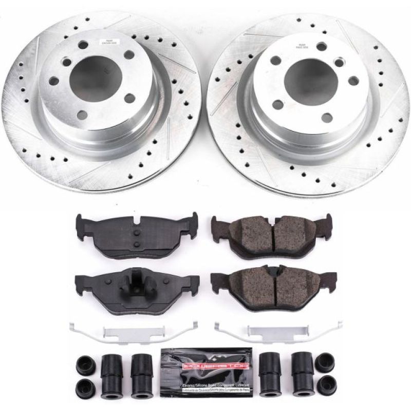 Power Stop 08 - 10 BMW 128i Rear Z23 Evolution Sport Brake Kit - My Store