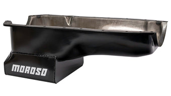 compare product Moroso 65-Up Oldsmobile V-8 (330-455) Deep Wet Sump 7qt 8.5in Steel Oil Pan