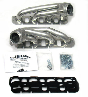 compare product JBA 09-20 Chrysler 5.7L HEMI 1-3/4in Primary Silver Ctd Cat4Ward Header