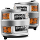AlphaRex 15 - 18 Chevy 2500HD NOVA LED Proj Headlights Plank Style Chrome w/Activ Light/Seq Signal/DRL - My Store