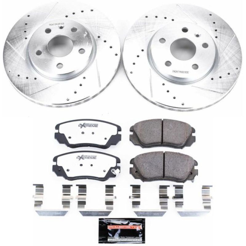 Power Stop 2010 Buick Allure Front Z26 Street Warrior Brake Kit - My Store