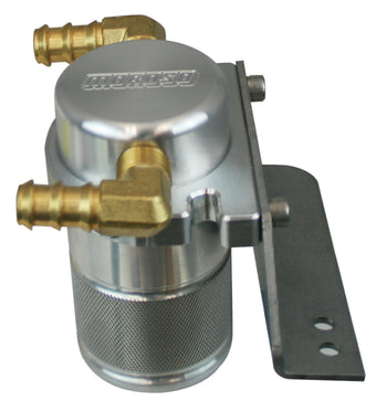 compare product Moroso 11-14 Ford F-150 EcoBoost/5.0L Air/Oil Separator Catch Can - Small Body - Billet Aluminum