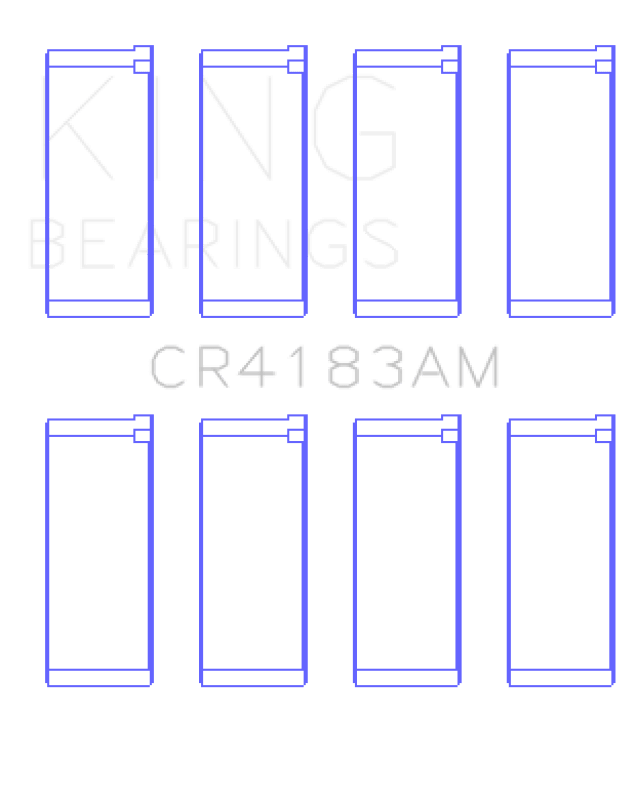 King Engine Bearings Chrysler/Mitsubishi 122ci 2.0L (Size 0.25) Rod Bearing Set - My Store