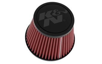 compare product K&N Universal Clamp-on Air Filter 2in Flange ID 5-3/16in Base 3-1/2in Top 3-11/16in Height w/ Vent
