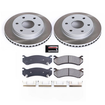 compare product Power Stop 00-06 GMC Yukon XL 1500 Front Semi-Coated Rotor Kit