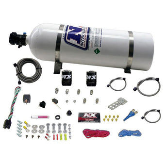 compare product Nitrous Express Shark SHO 400 HP Single Nozzle Nitrous Kit w/15lb Bottle